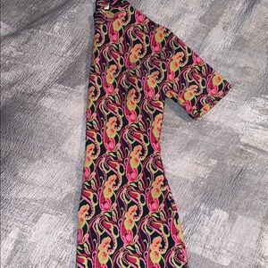 Zara Pink and Gold Patterned Mini Dress